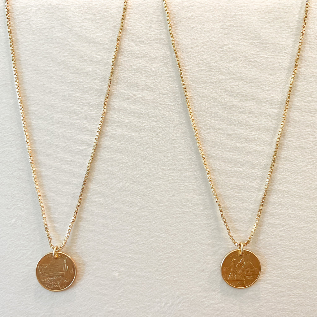 CALIFORNIA COIN & BOX CHAIN 24-26"